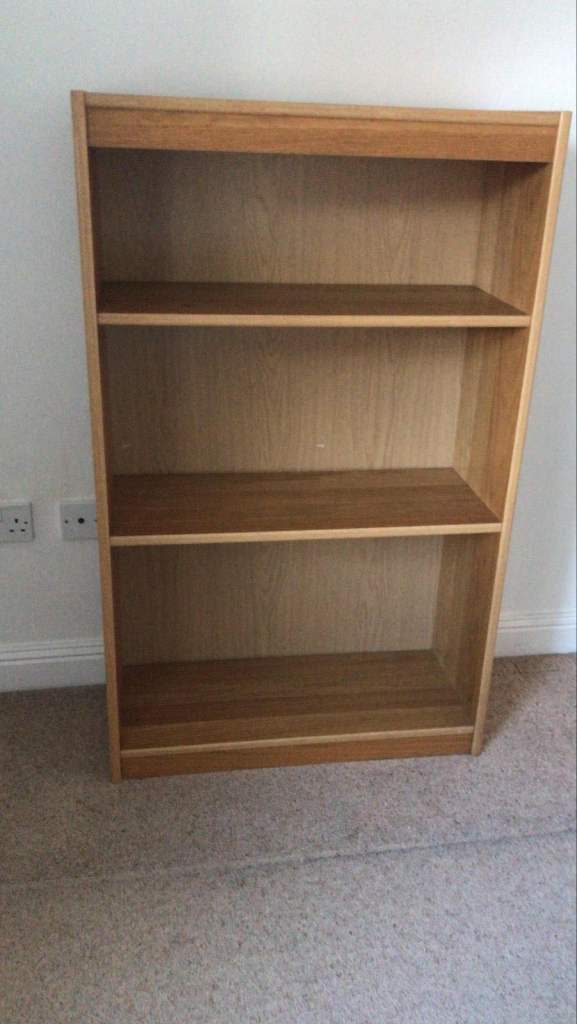 John Lewis Oak colour wooden bookcase