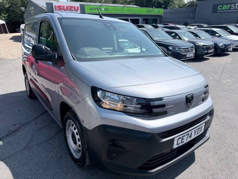 2024 Peugeot Partner Grey 1.5 BlueHDi 1000 Professional SWB Van, 23,400 miles, Euro 6, 6-Speed m ...