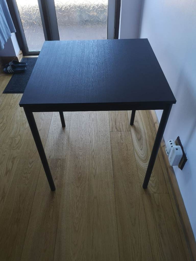  *JUST REDUCED* VGC UNUSED BLACK IKEA SANSBERG TABLE