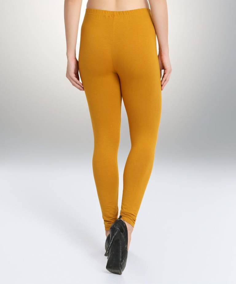 Mustard Yellow Long Viscose Summer Leggings. Size 16.POST OR COLLECT!