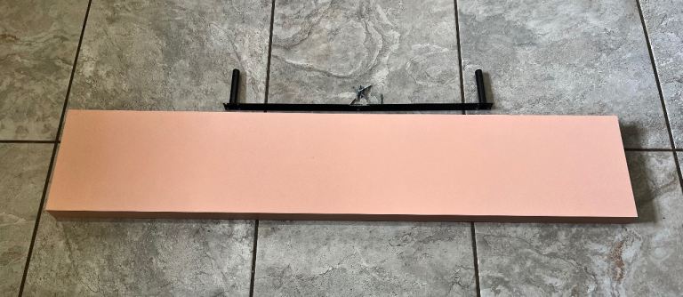 FREE Pink floating shelf with bracket