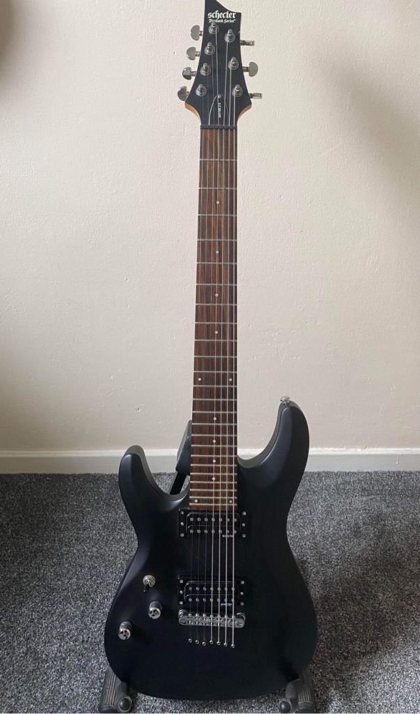 Left Handed Schecter C7 Deluxe Electric Guitar