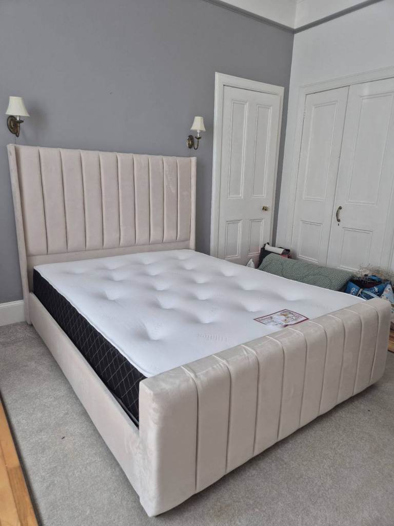 Royal Wing bed Frame - Double & King Size bed Frame With Opt Mattress - BRAND NEW COD TODAY!