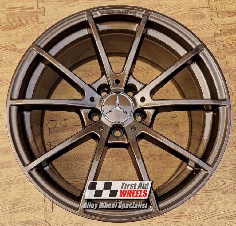 R535BR Swap MERCEDES C63 S205 ESTATE 4x 18'' GENUINE AMG GLOSS BRONZE ALLOY WHEELS
