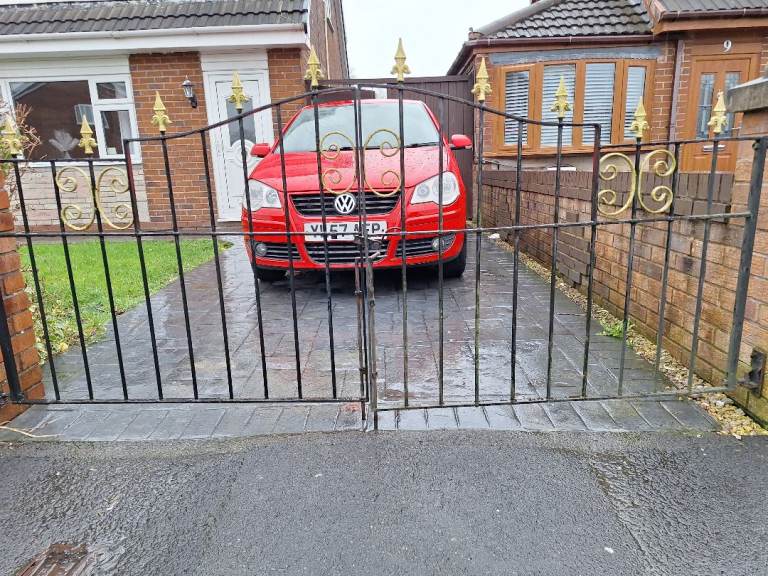 Wrought iron gates