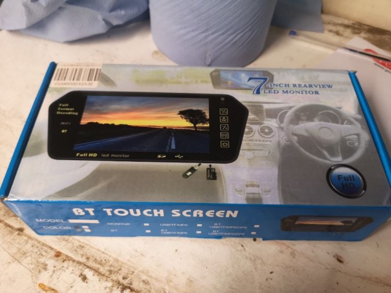 Rear View LED 7inch HD Monitor Camera