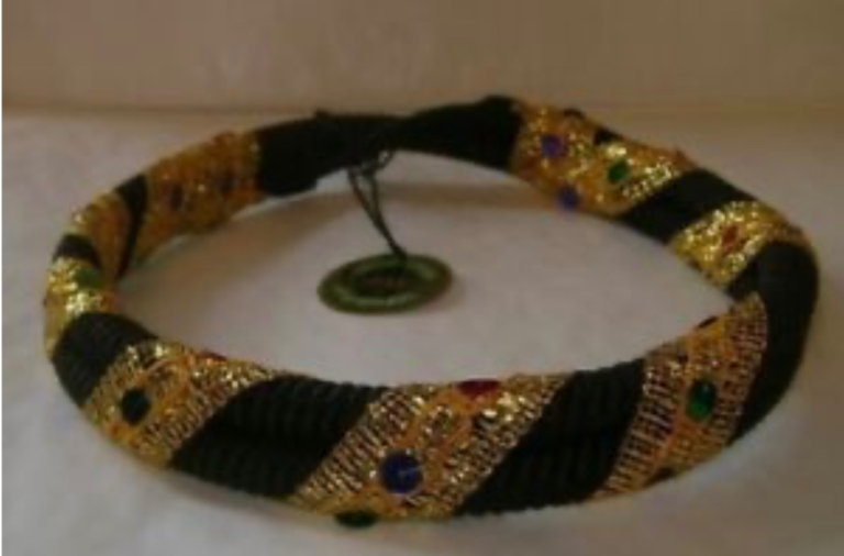 King IGAL ARAB HEAD DRESS shemagh agal band ring ghutra Gold Rope Halo Desert BN
