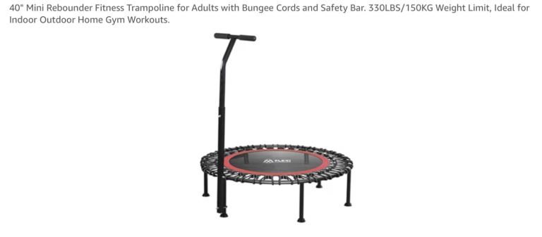Rebounder fitness trampoline 