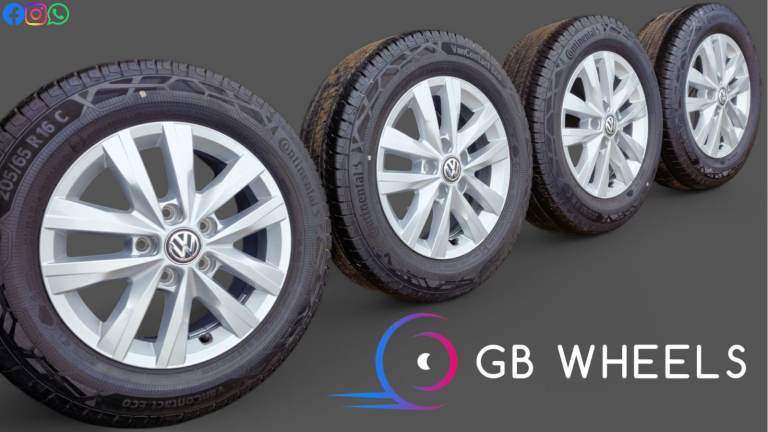 Genuine Volkswagen Transporter Clayton 16" Alloy Wheels 7E0601025N T5 T6