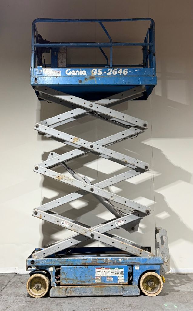 image for Genie GS2646 Scissor Lift Cherry Picker Access Platform 9.9m Reach 454KG Load
