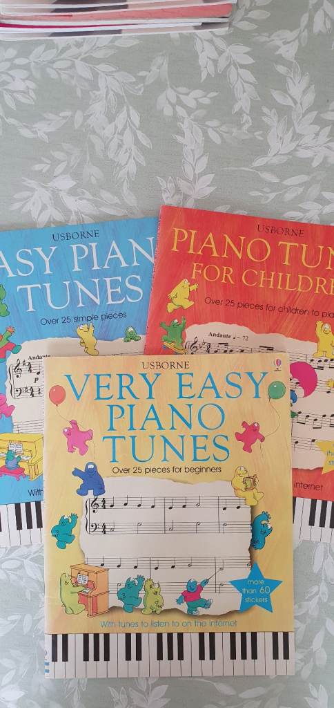 SET OF 3 BEGINNER PIANO BOOKS