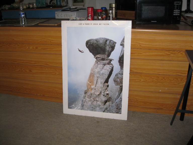 FREE CLIFF LEAP OF FAITH PICTURE FRAME DECOR GUNNISLAKE PL18 9NA