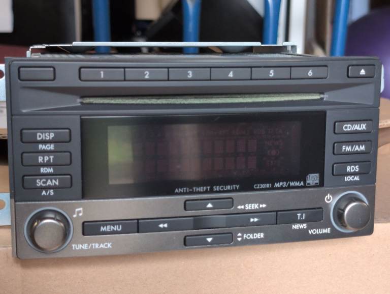Subaru radio cd player