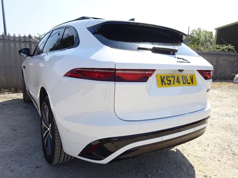 2024 74 JAGUAR F-PACE R-DYNAMIC SE BLACK 90TH ANNIVERSARY AUTO DAMAGED SALVAGE