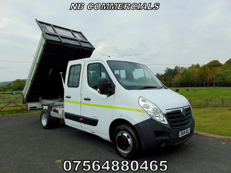 2014 VAUXHALL MOVANO CREW CAB TIPPER, LWB, ## DIRECT COUNCIL ##