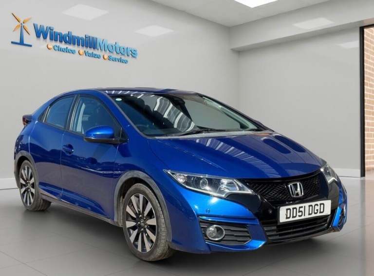  Honda Civic 1.8 i-VTEC SE Plus (Navi) Euro 6 (s/s) 5dr Petrol Manual