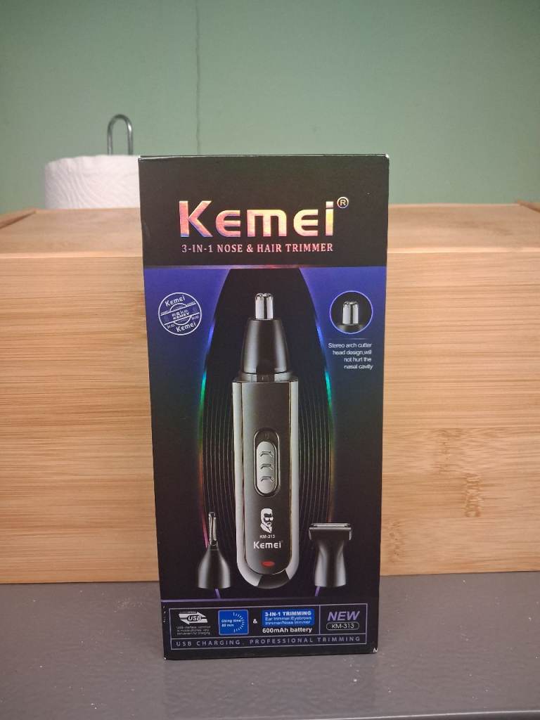 Kemei KM-213 3-in-1 Nose & Hair Trimmer - Good Condition
