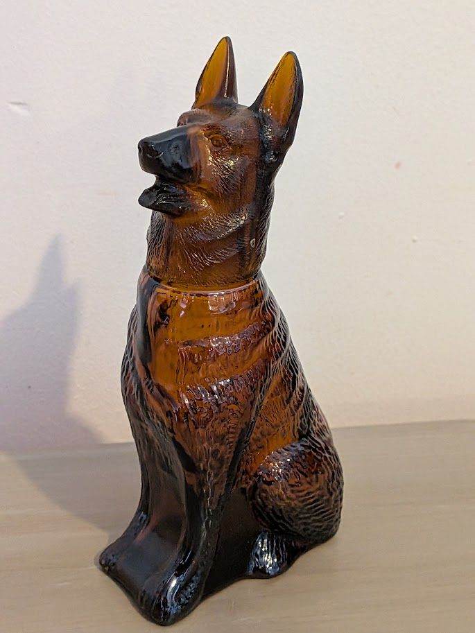 Vintage Avon Tai Win German Shepherd Perfume Aftershave Bottle