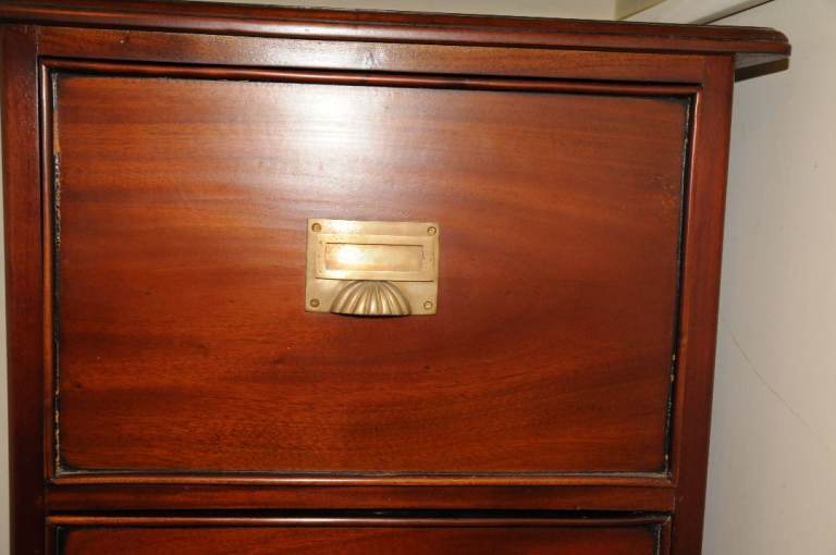 Mahogany Filing Cabinet