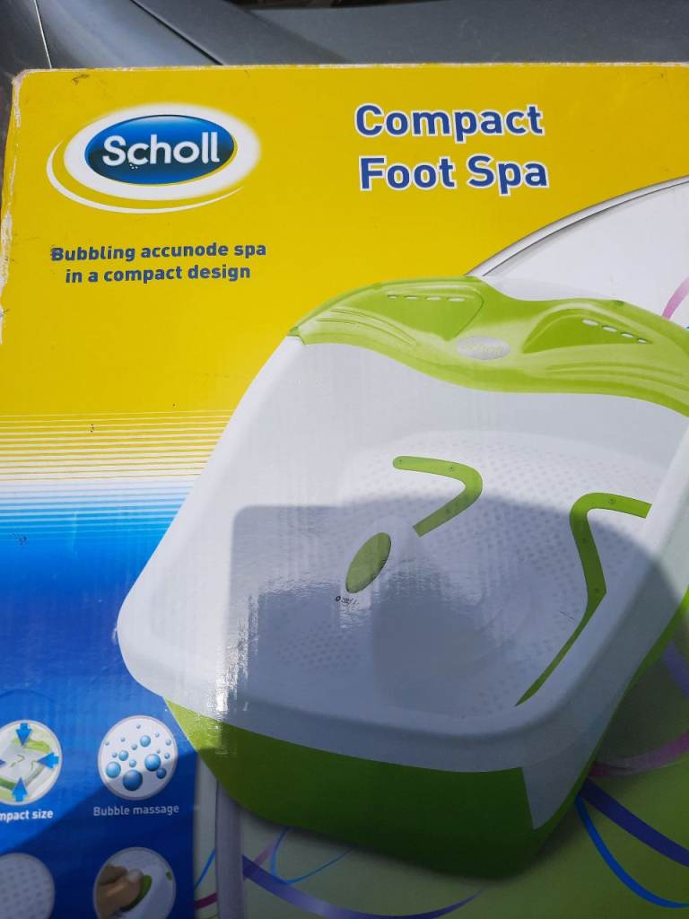 Sholl foot spa for pedicure in a box 