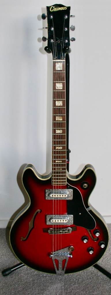 Vintage 1960's semi acoustic guitar