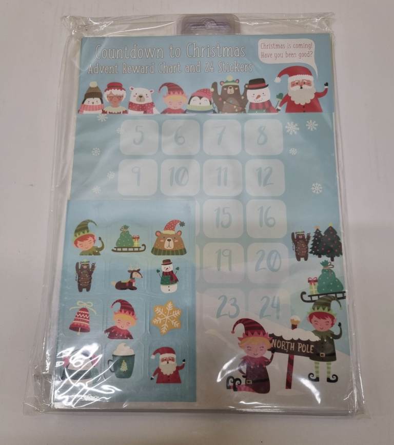X12 countdown to christmas calander