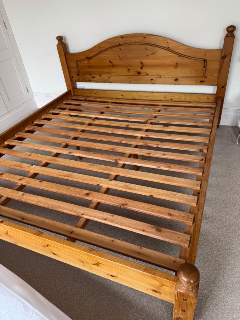 Solid Pine Super King Sized Bed Frame