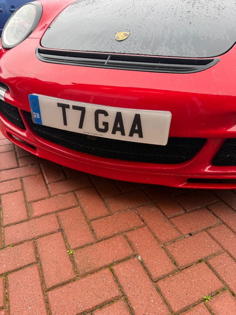 T7GAA private plate on retention 