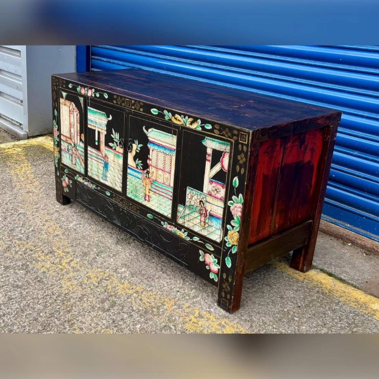 Vintage Oriental Occasional Cabinet £78