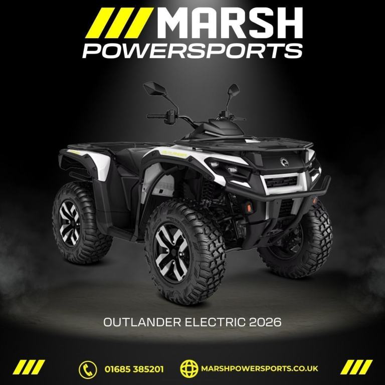 Outlander Electric 2026 Model - Can-am Main Dealer - Reserve NOW!