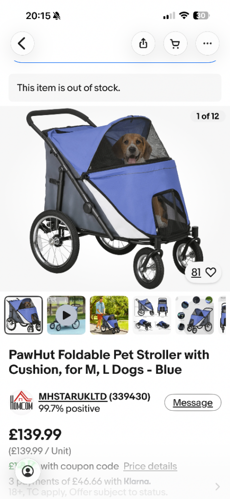 Dog pram