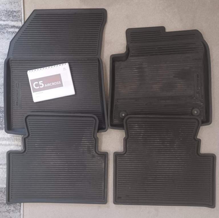  CAR MATS. RUBBER FITTED WELL MATS FOR CITROEN C5 MAX AIRCROSS.