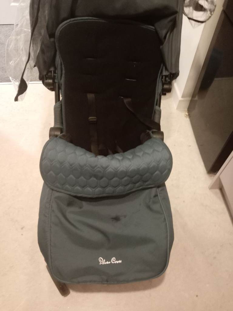 image for Navy silver Cross pushchair 