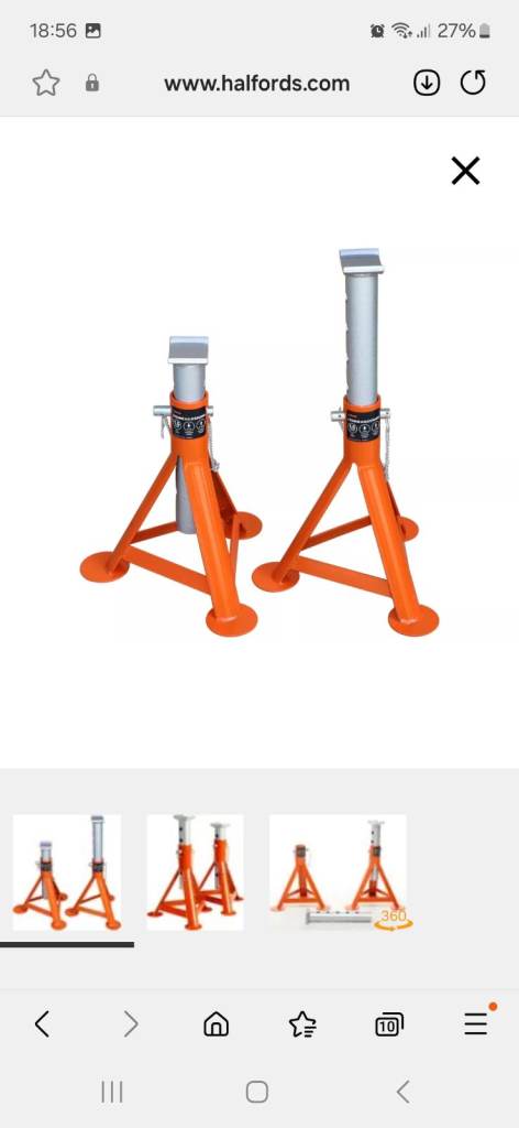 Brand new axel stands