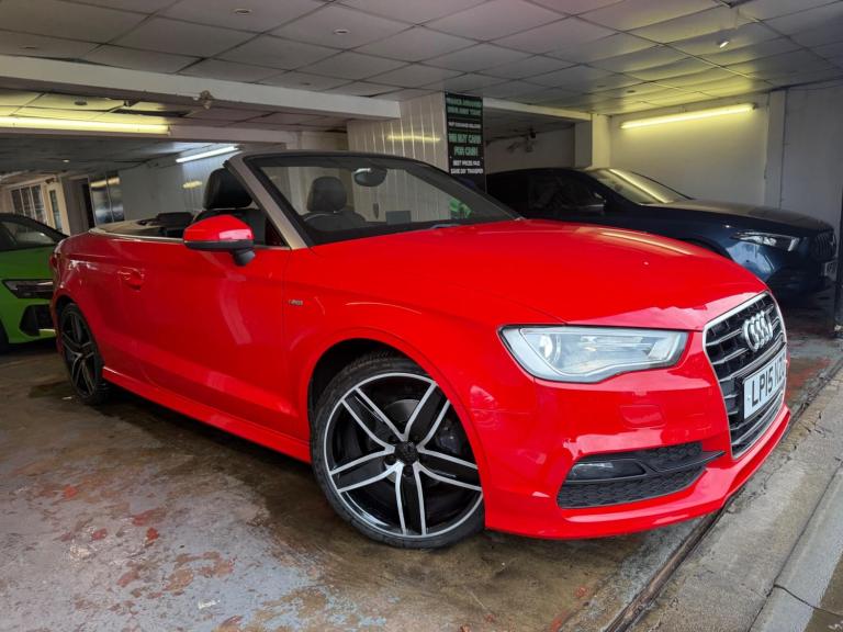 2015 Audi A3 Cabriolet 2.0 TDI S line S Tronic Euro 6 (s/s) 2dr CONVERTIBLE Diesel Automatic