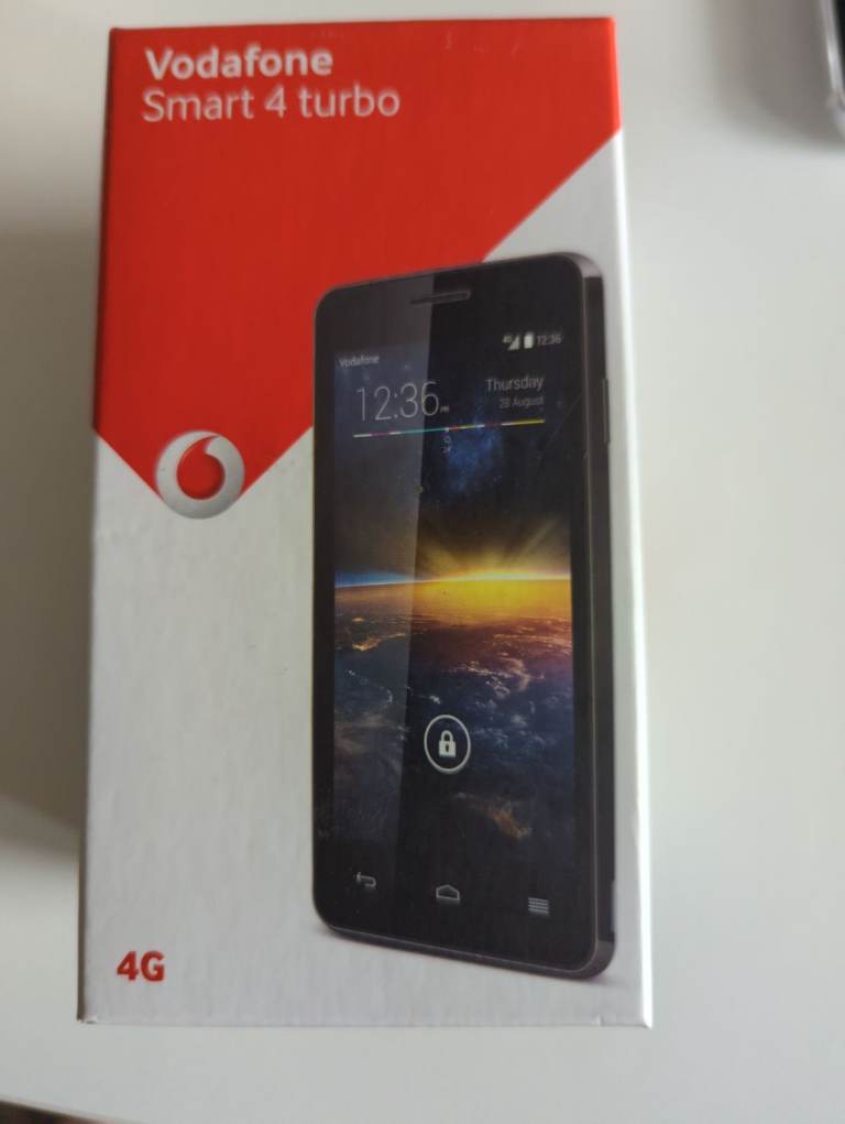 Vodafone Smart 4 Turbo 4G Mobile Phone – Brand New in Box