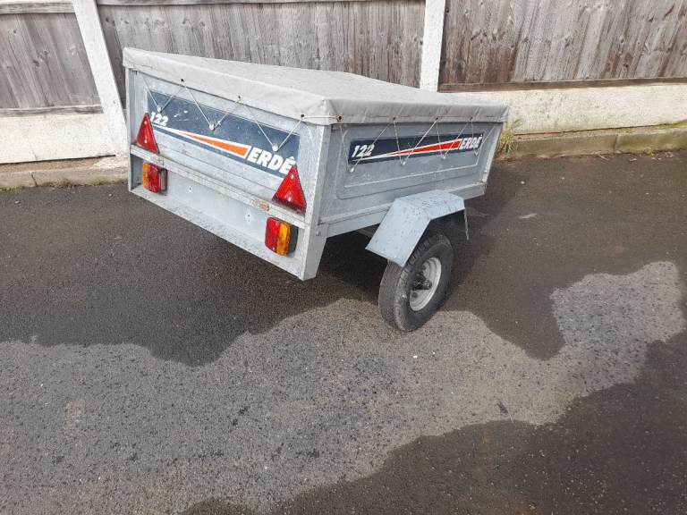 Erde 122 Garden and Camping Trailer with cover 