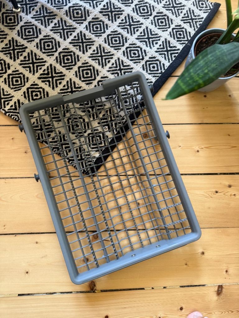 Grey Plastic Dishwasher shelf/rack for cutlery 