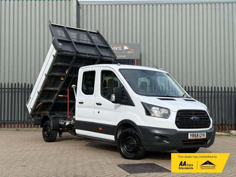 2018 Ford Transit 2.0 350 EcoBlue 1-Way Double Tipper Double Cab 4dr Diesel Manual RWD L3 Eur Tip...