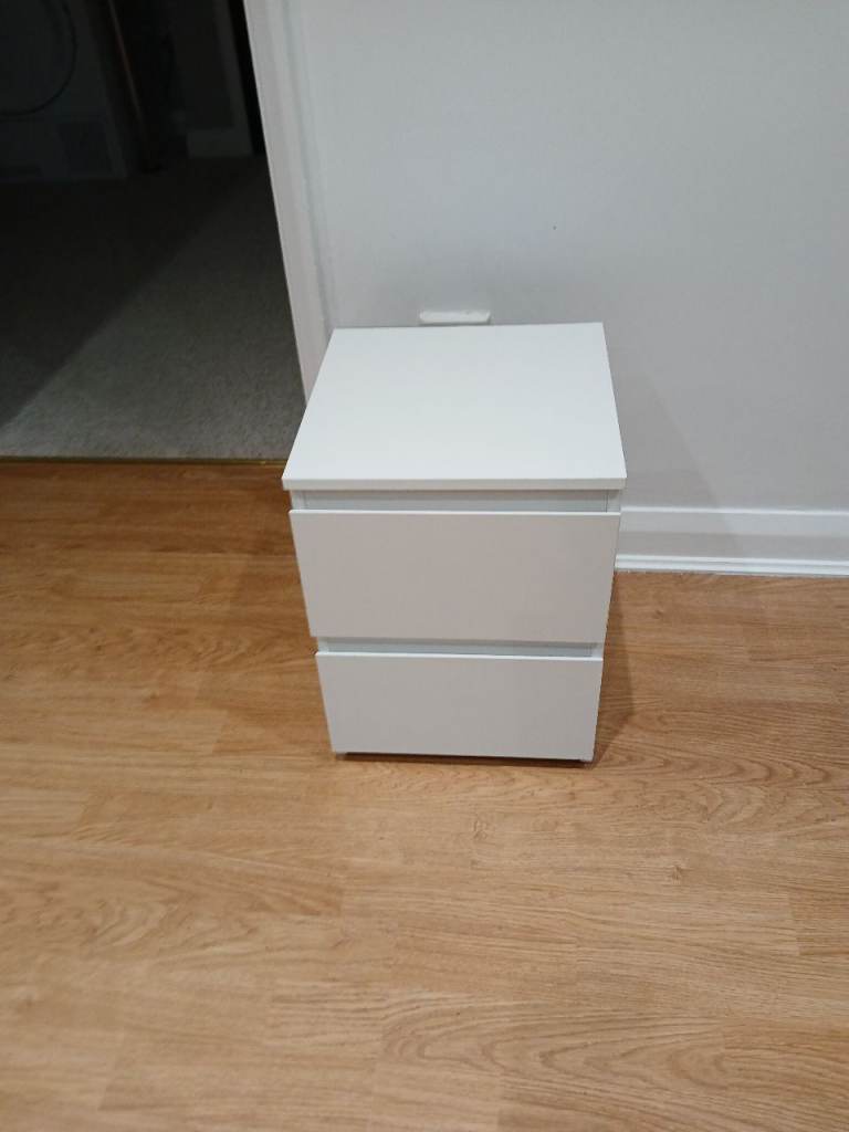 White bedside unit