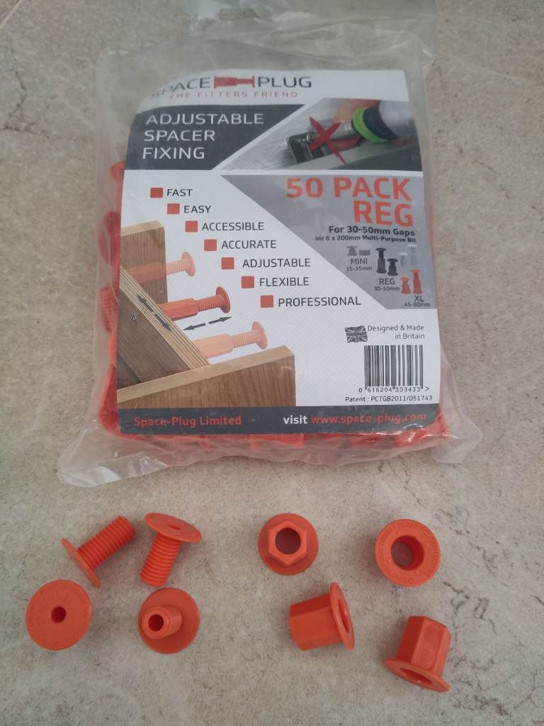 Space Plugs kitchen cabinet spacers regular 30-50mm