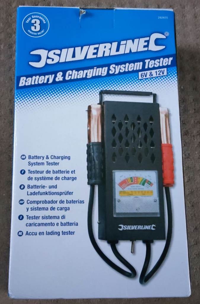 Silverline Battery and Charging Tester.