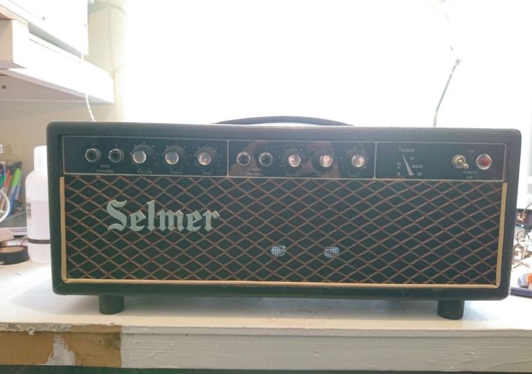 Vintage Selmer Treble 'n' Bass MKII Amplifier Head with David Cab - 1965