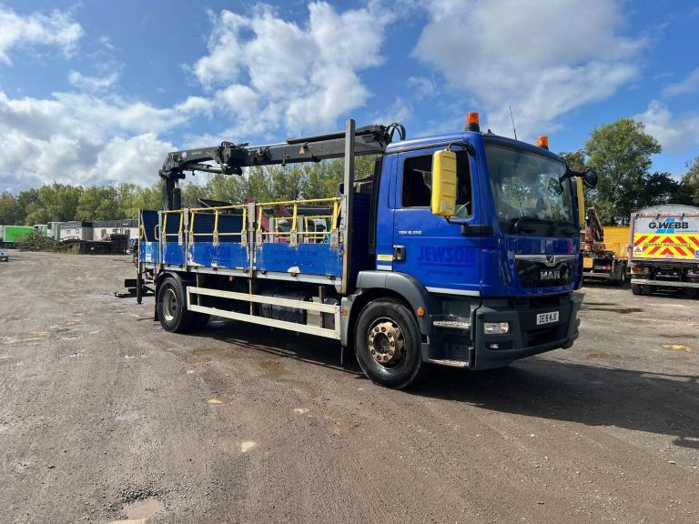 MAN/ ERF TG-M 18-250 EX JEWSON REAR  REMOTE BRICK GRAB CRANE , CHOICE IN STOCK