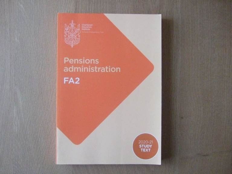 FA2 Pension Administration Study Text Book