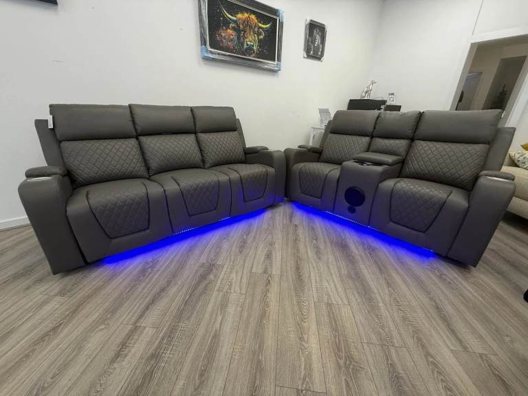 image for Christmas Sale 🎄 Florida Electric Recliner Sofa 3+2 – 20% OFF – UK Fast Delivery **