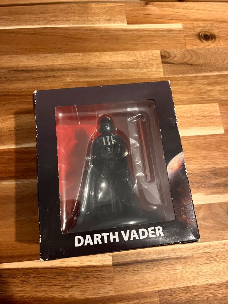 Darth Vader figurine with Fact File magazine