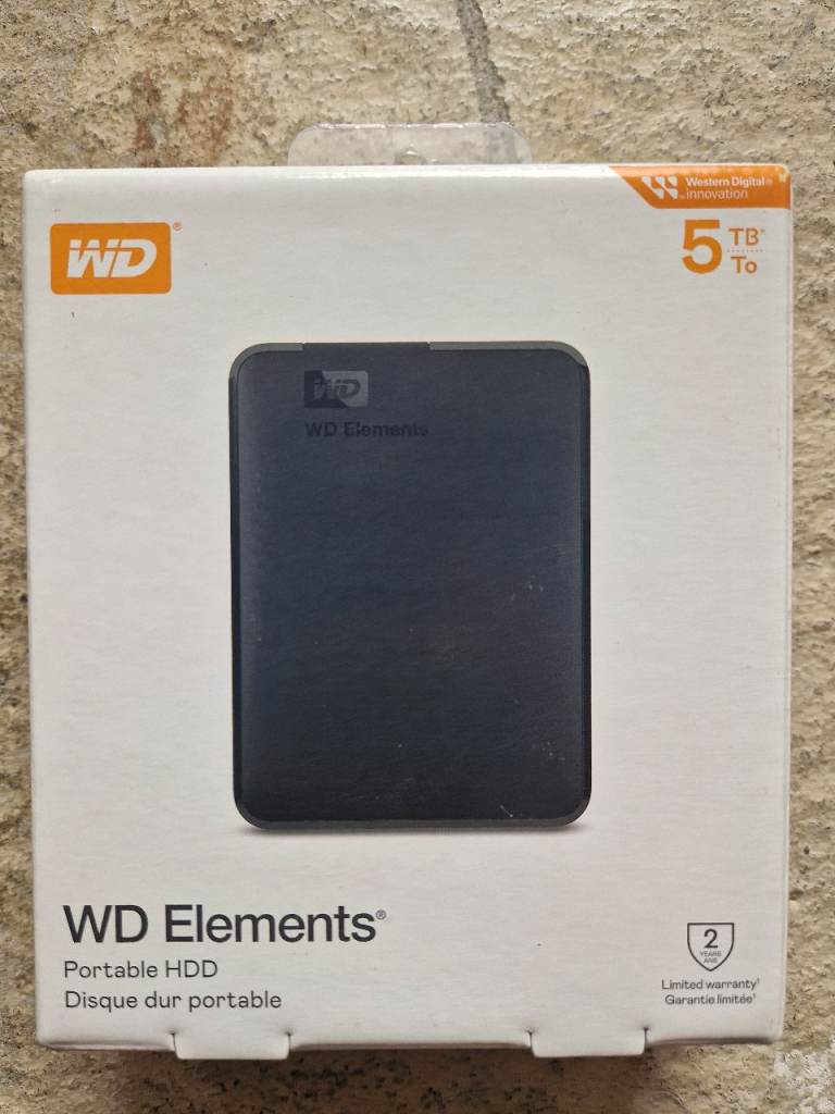 5Tb Western Digital External Hard Drive