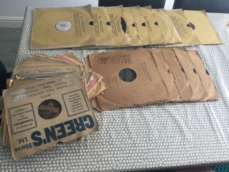 Job Lot (approx 35) of Vintage Vinyl Records in Original Sleeves