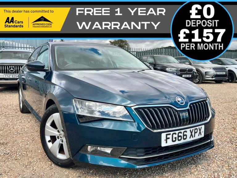 SKODA SUPERB 1.6 TDI GreenLine SE L Executive Hatchback 5dr Diesel Manual Euro